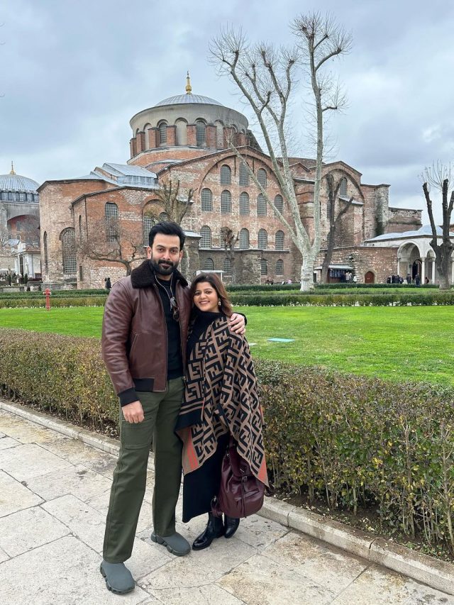 Prithviraj & Supriya on a vacation latest