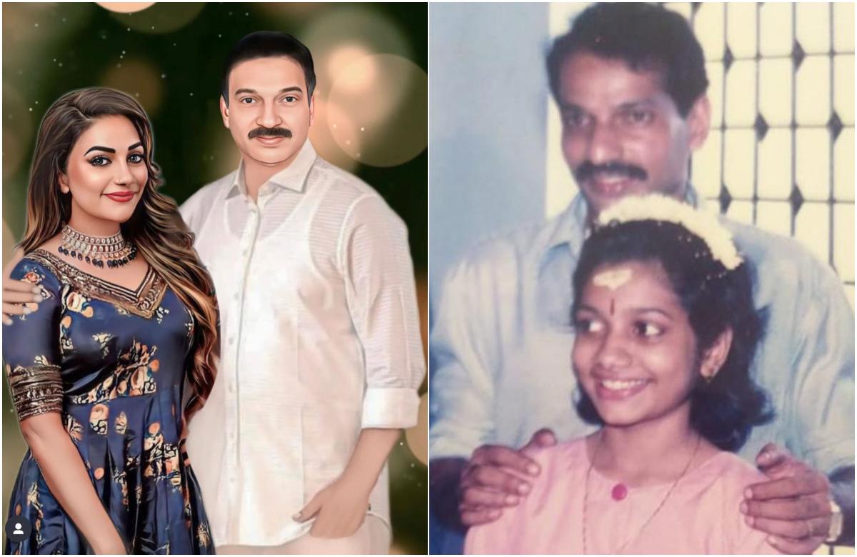 Rimi Tomy shared picture with father malayalam