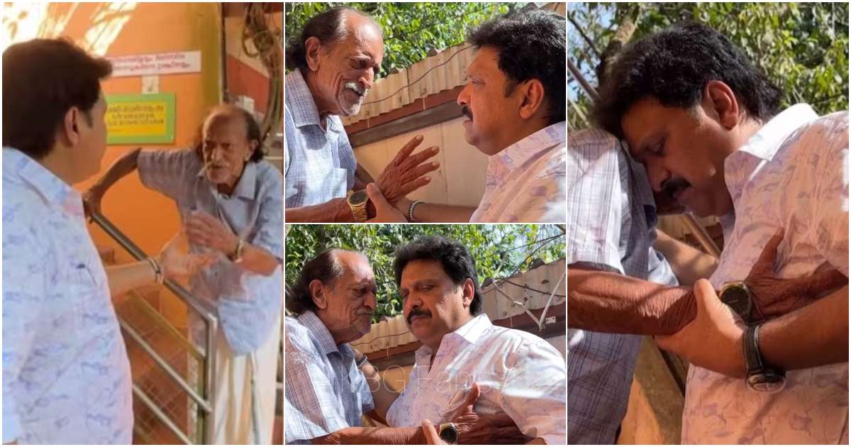 Ganesh Kumar Visit T P Madhavan At Gandhibhavan Viral Video