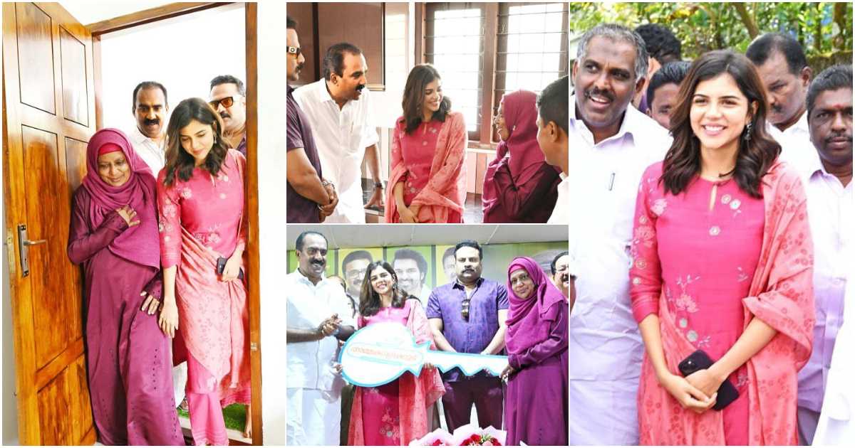 Kalyani Priyadharshan Key Handover Ceremony Of Ammakkilikoodu Viral