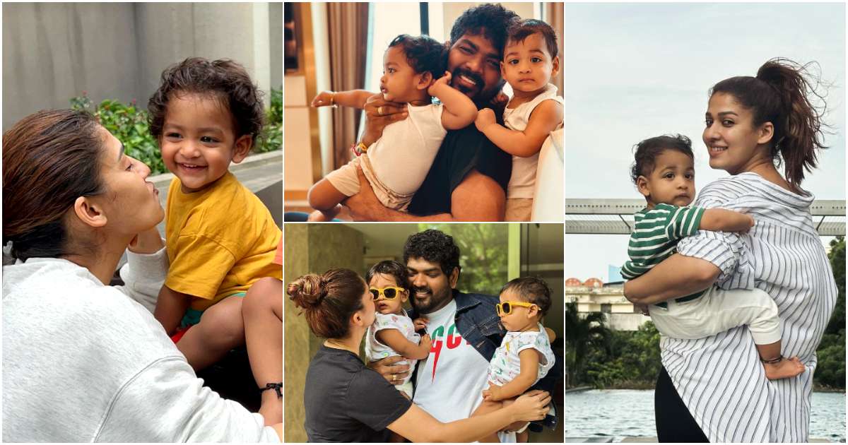 Nayanthara With Twin Babies And Vignesh Shivan Viral