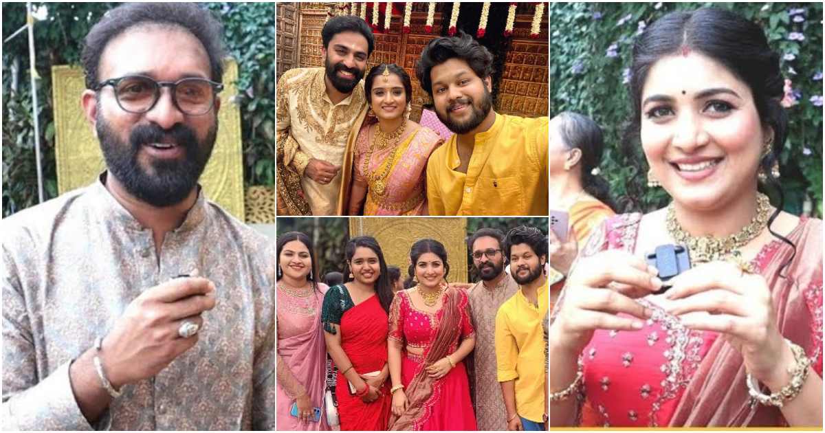 Santhwanam Serial Stars At Gopika Anil GP Wedding Video Viral