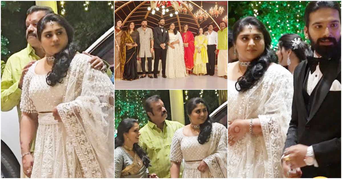 Suresh Gopi Daughter Bagya Wedding Reception News