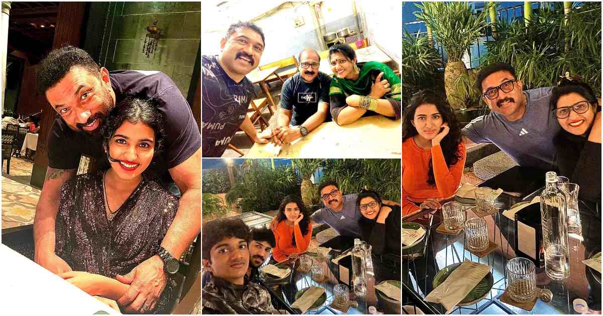 Actor Baburaj And Vani Viswanath Family Photo Viral