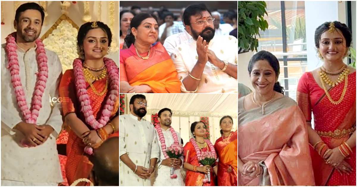 Jayaram Parvathy At Radhika Thilak’s Daughter Wedding Viral Video