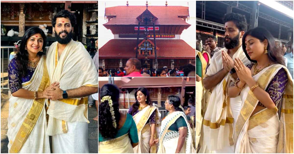 Santhwanam Fame Raksha Raj At Guruvayur Temple Video