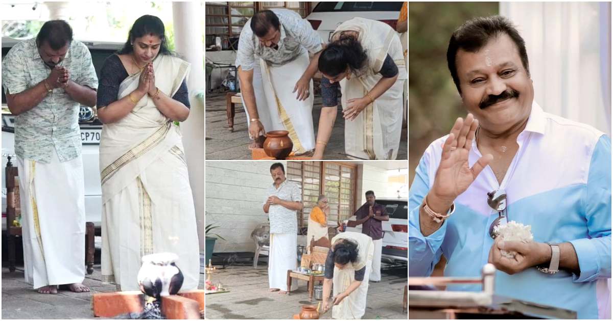 Suresh Gopi And Family In Attukal Pongala Video