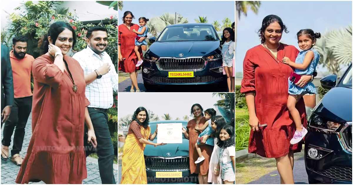 Aswathy Sreekanth Bought New Skoda Car Viral Video