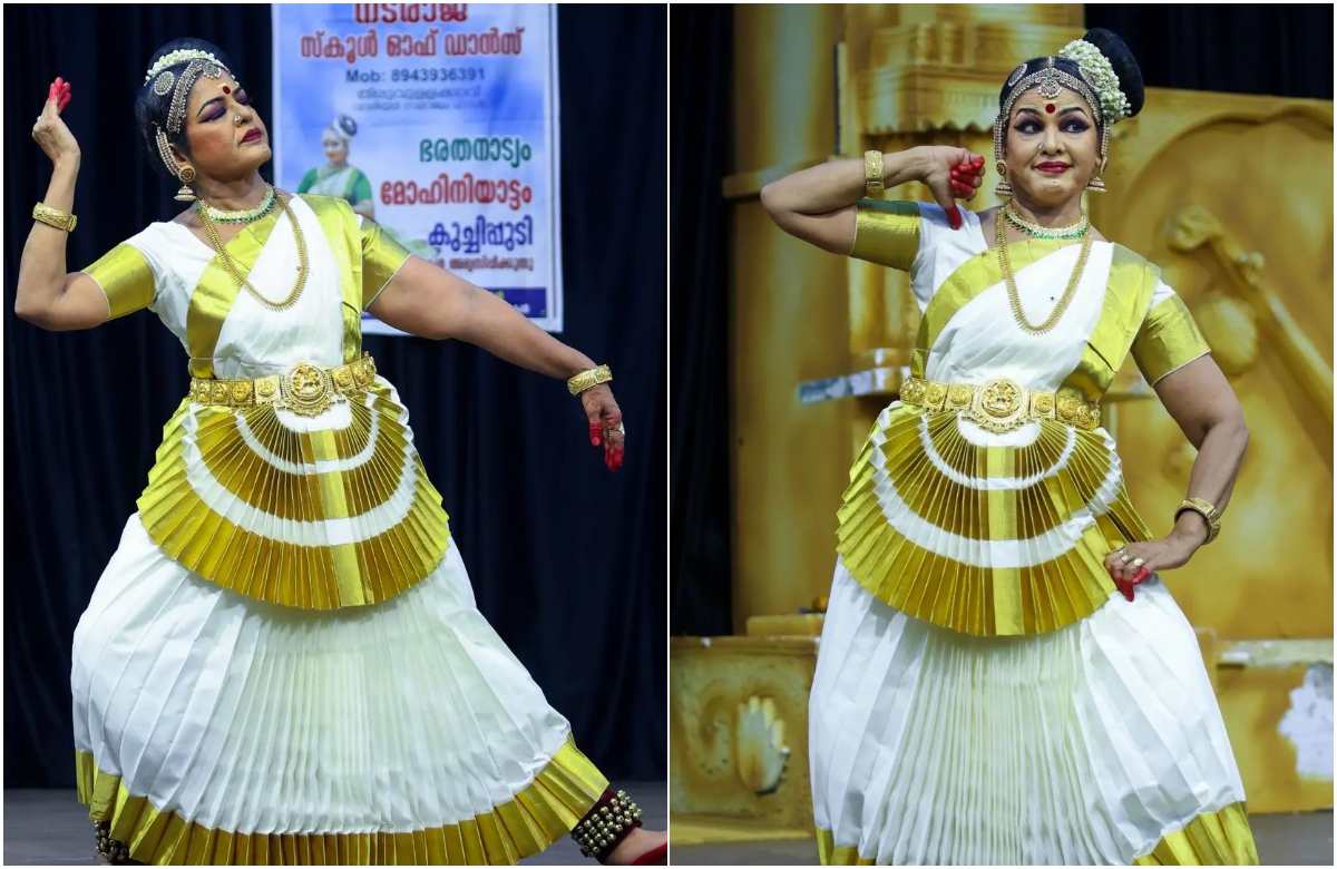 Manju Warrier mother stage performance latest malayalam