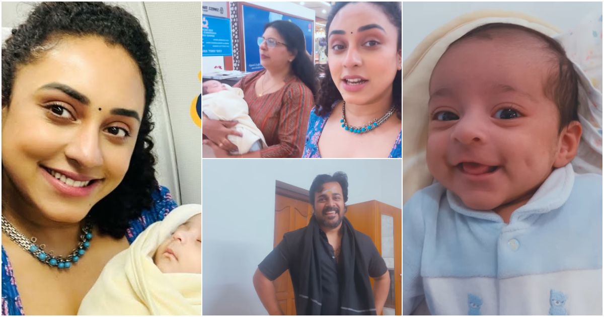 Pearle Maaney Shared Video Of Nitara Baby First Flight Viral