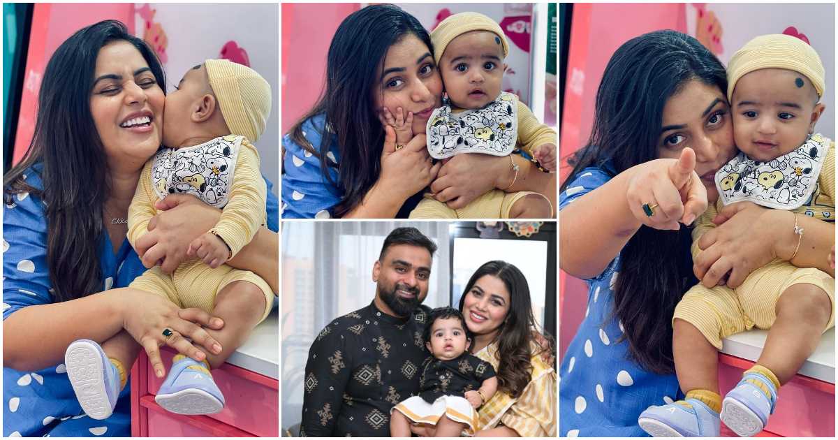 Shamna Kasim With Baby Hamdan Viral