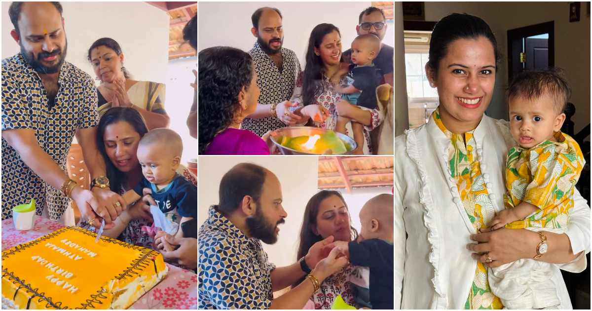 Devika Nambiar Vijay Maddhav Son Athmaja Birthday Viral