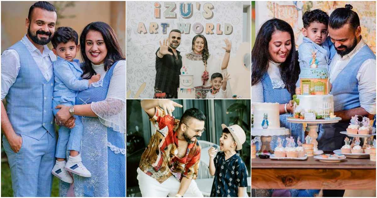 Kunchako Boban Son Izahaak 5th Birthday Celebration Viral