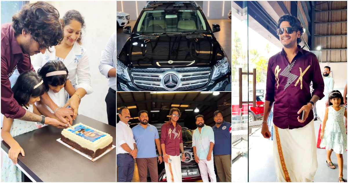 Akhil Marar New Car Benz GLS 350 Viral