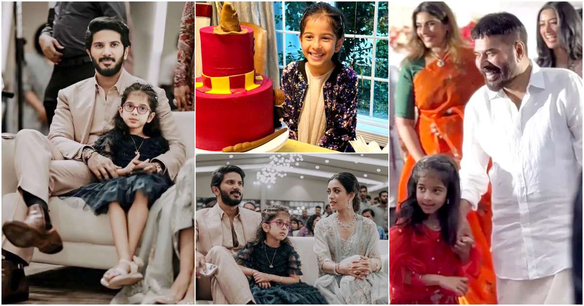 Dulquer Salamaan Daughter Birthday Celebration Viral Photos