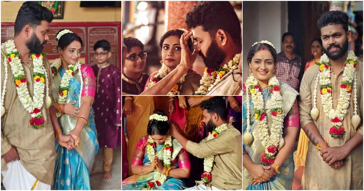 Kudumbavilakku Fame Meera Vasudevan Wedding Video Viral