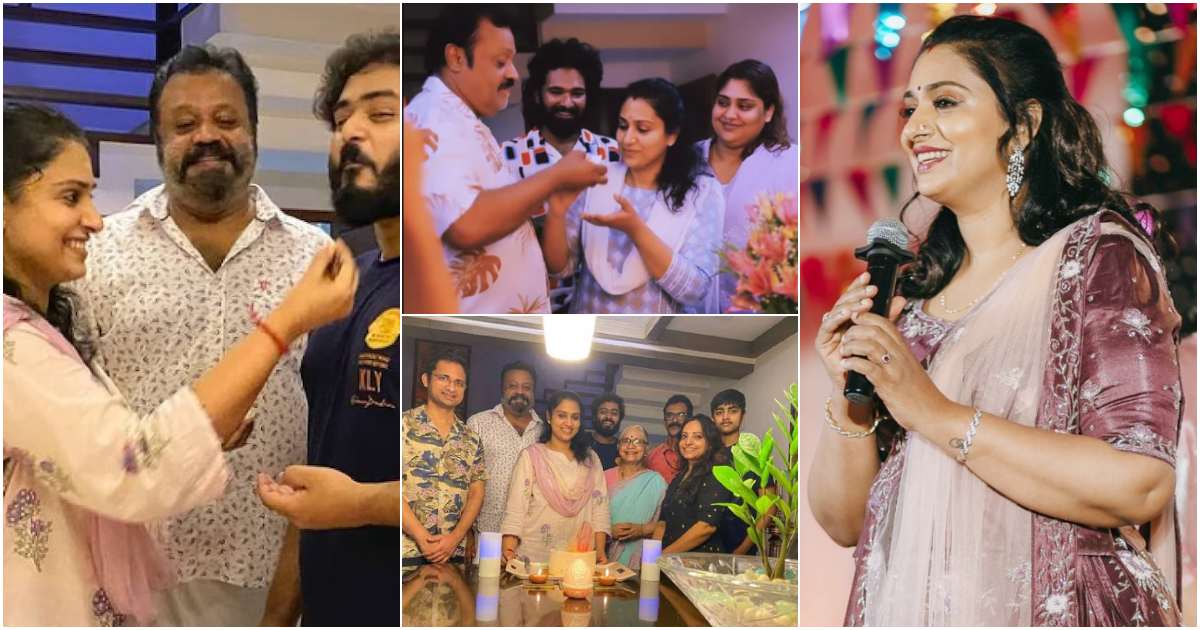 Radhika Suresh Gopi Birthday Celebration Viral