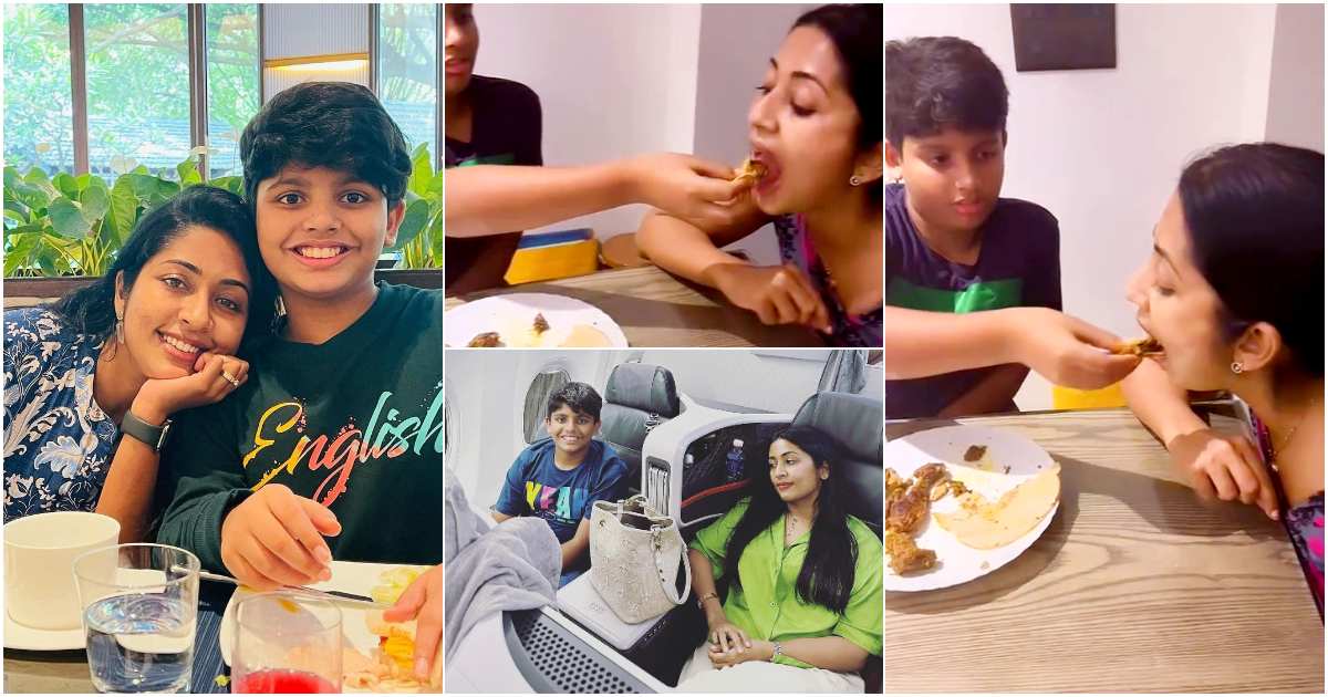 Navya Nair Shared Video Of Son Sai Krishna Feeding Her Viral