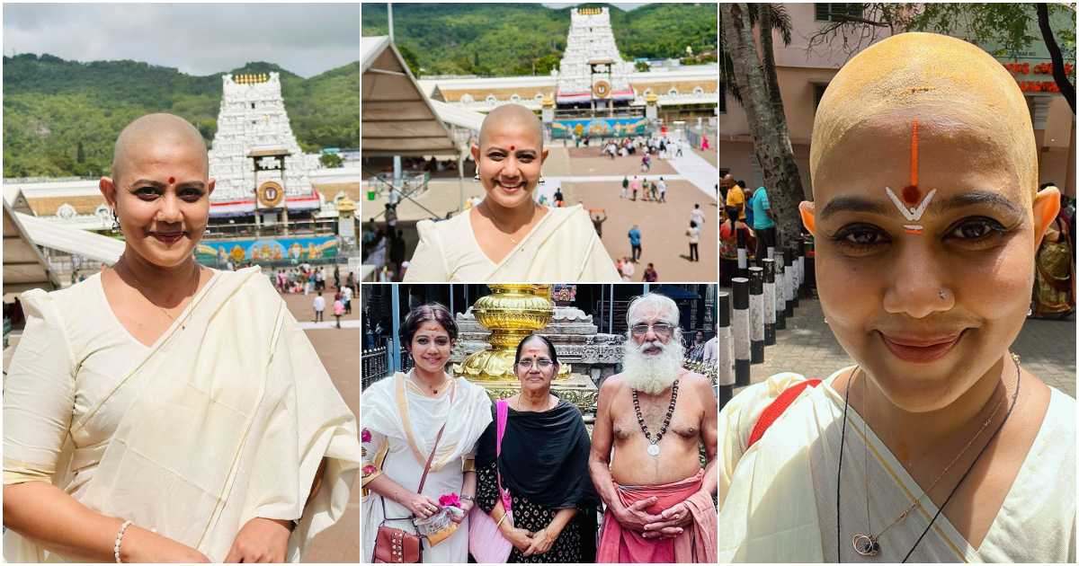 Rachana Narayanankutty Thirupathy Venkatachalapathy Temple Viral