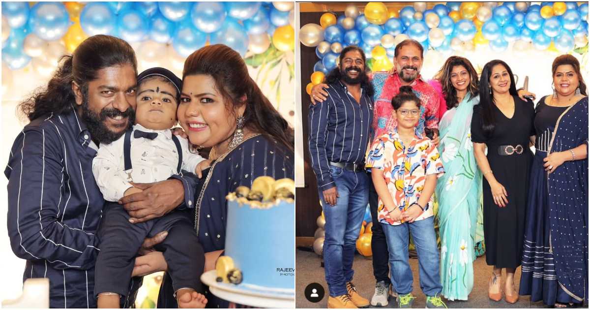 Sneha Sreekumar Son Kedar Birthday Celebration Viral Video