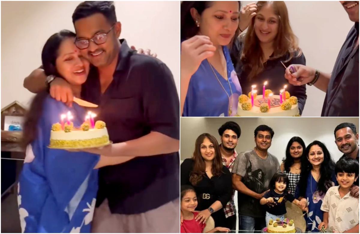 Asif Ali Celebrated Actor Narain Wife Manju's Birthday