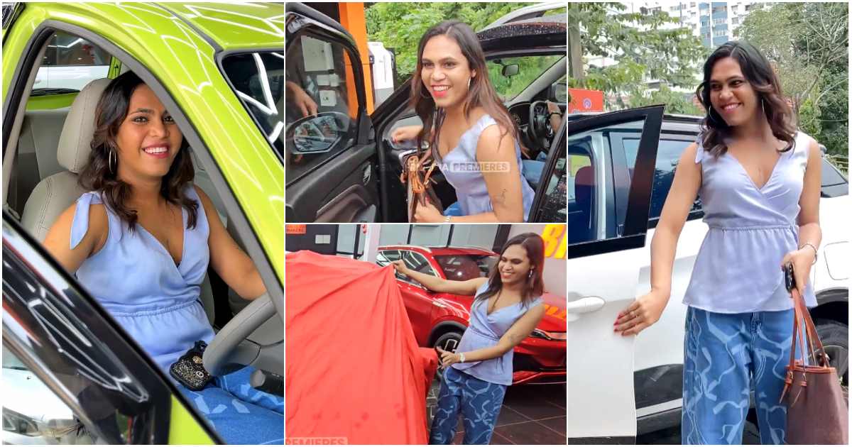 Bigg Boss Nadira Mehrin Bought New Car Nissan Micra