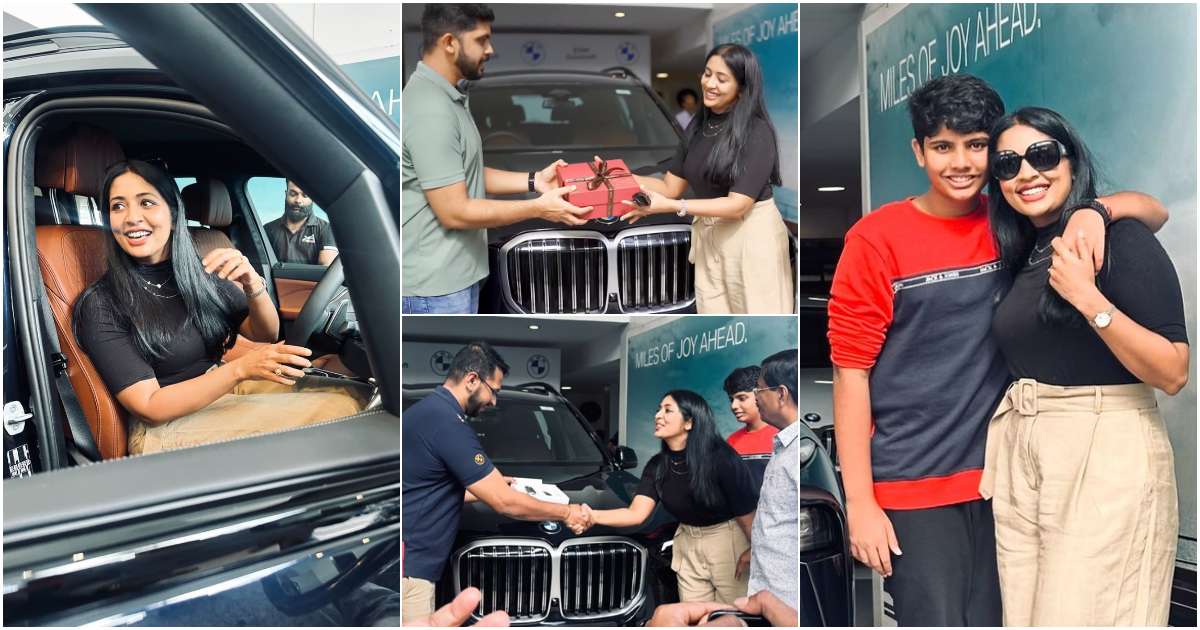 Navya Nair New BMW X7 Car Video