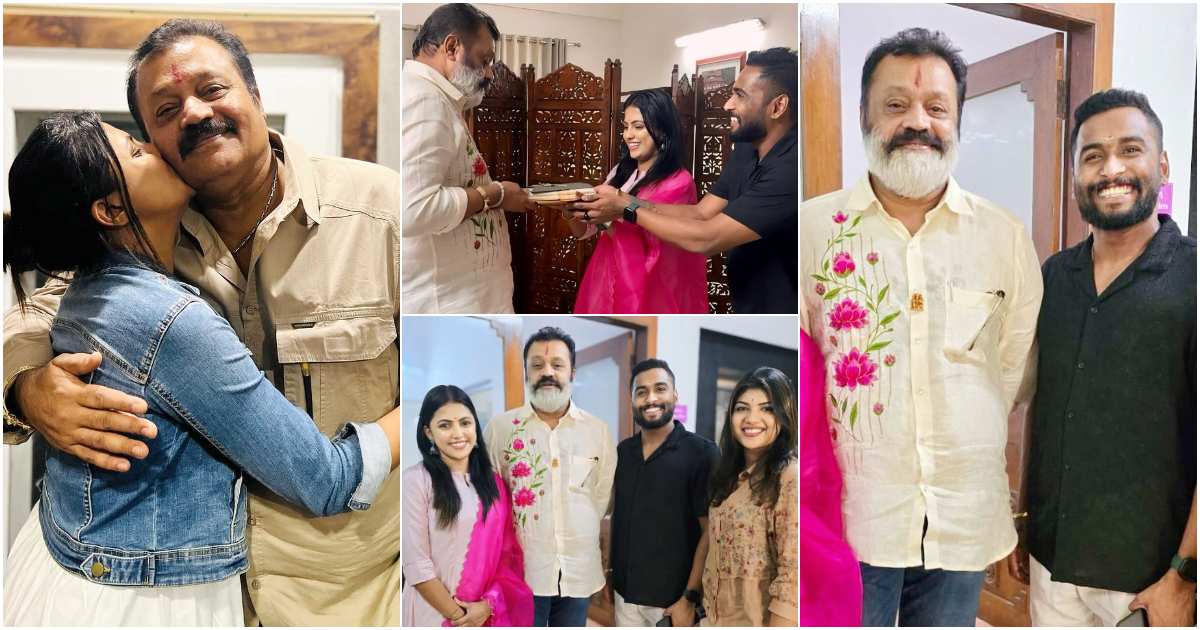 Star Magic Sreevidhya Invite Suresh Gopi For Her Wedding