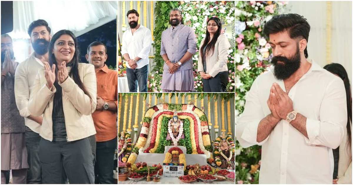 Geethu Mohandas Yaash Toxic Movie Pooja