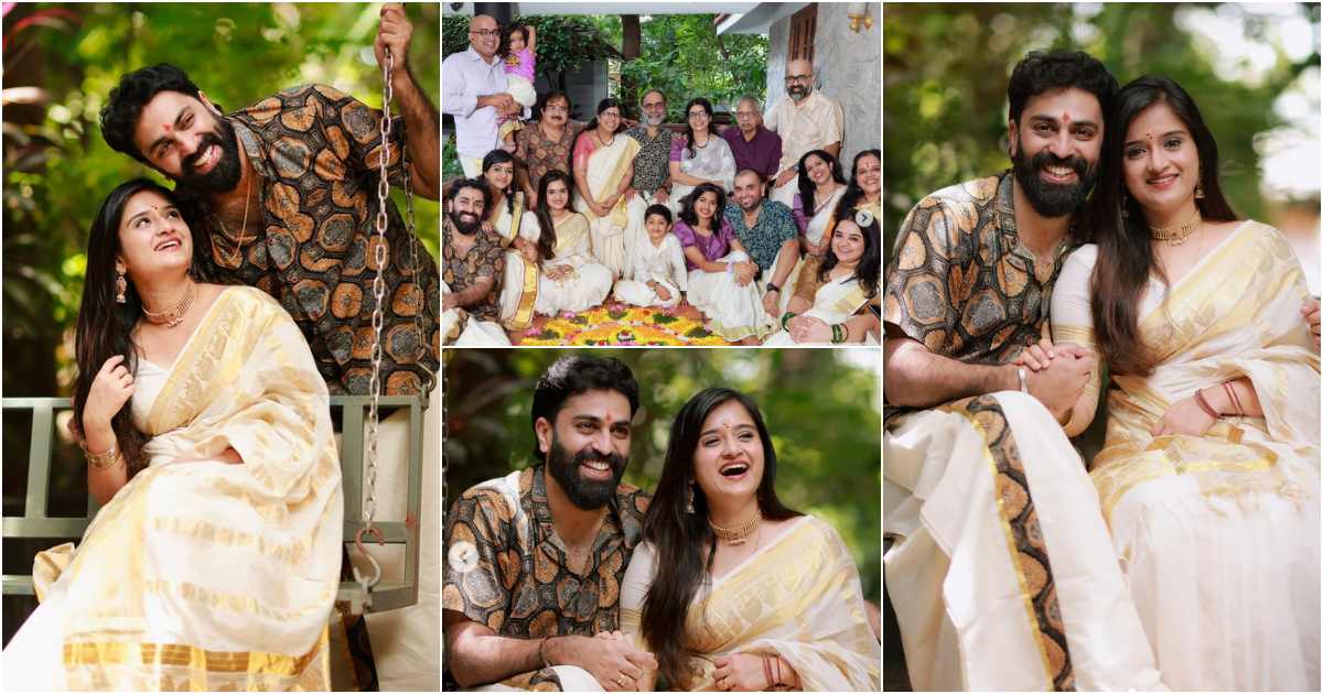 Gopika Anil And Govind Padmasoorya First Onam Together