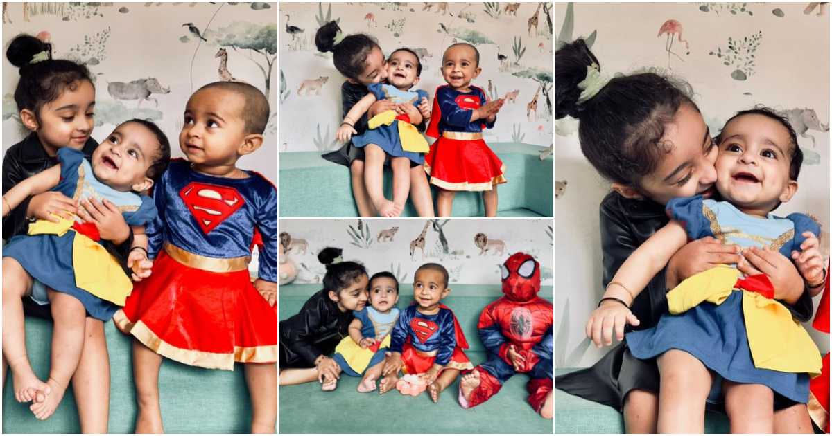 Pearle Maaney Shared Pictures Of Little Super Heroes