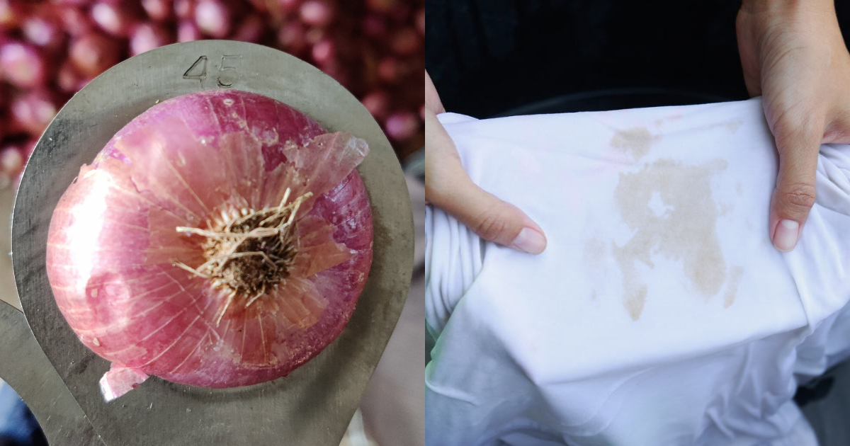 Remove Stain Using An Onion