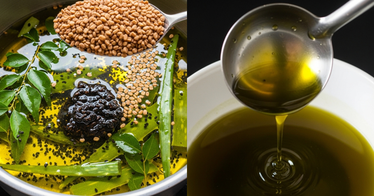 Natural Hair Oil For Strong Hair