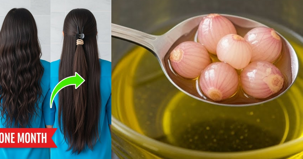 Natural Hair Oil Using Small Onion