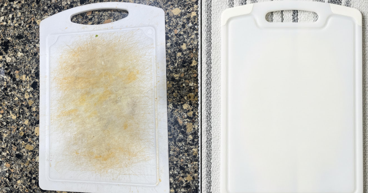 Easy Cutting Board Cleaning Trick