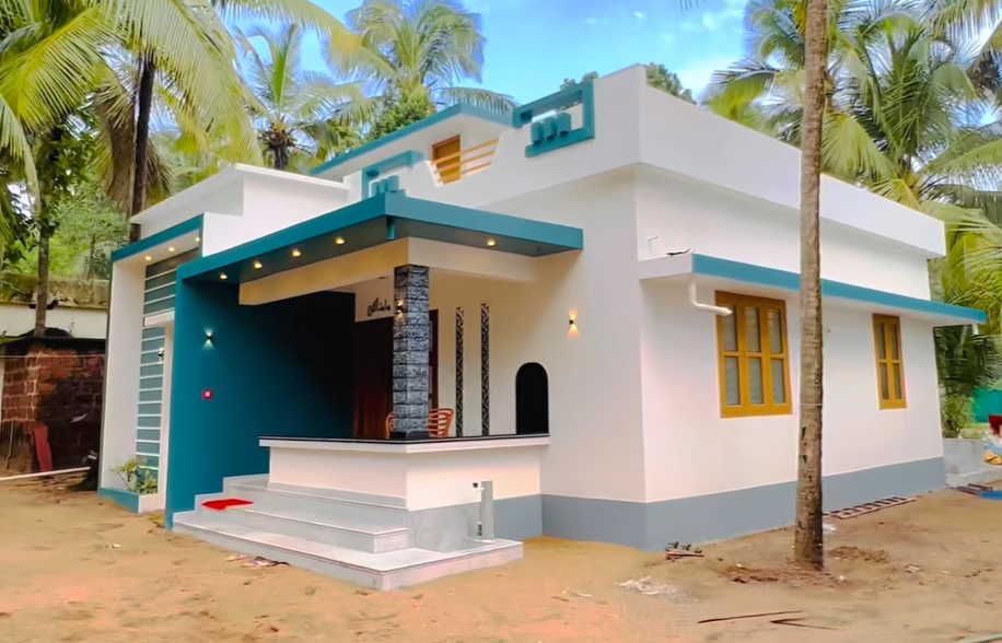 Low Budget Single Story Home built 12 Lakh