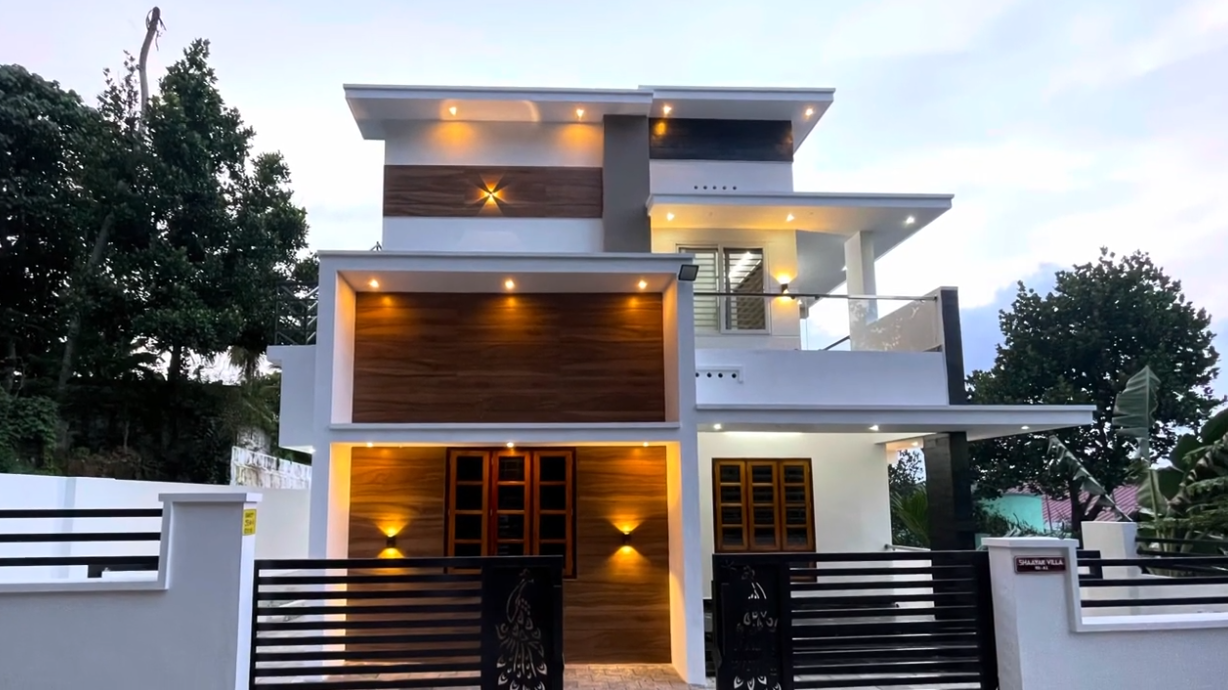 1400 Sqft Modern Contemporary Home In 4 Cent