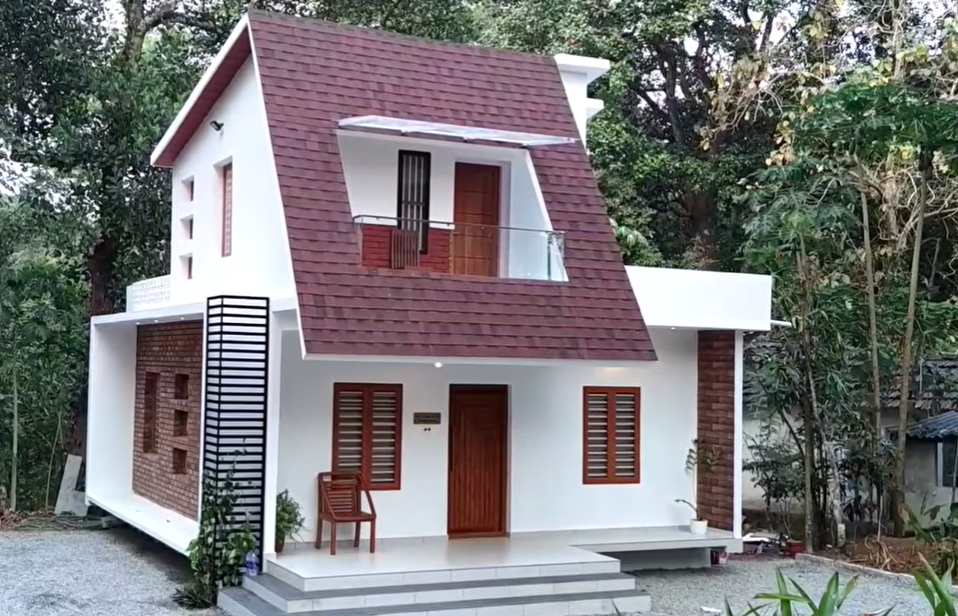 980 Sqft Modern Budget Home For 18 Lakh